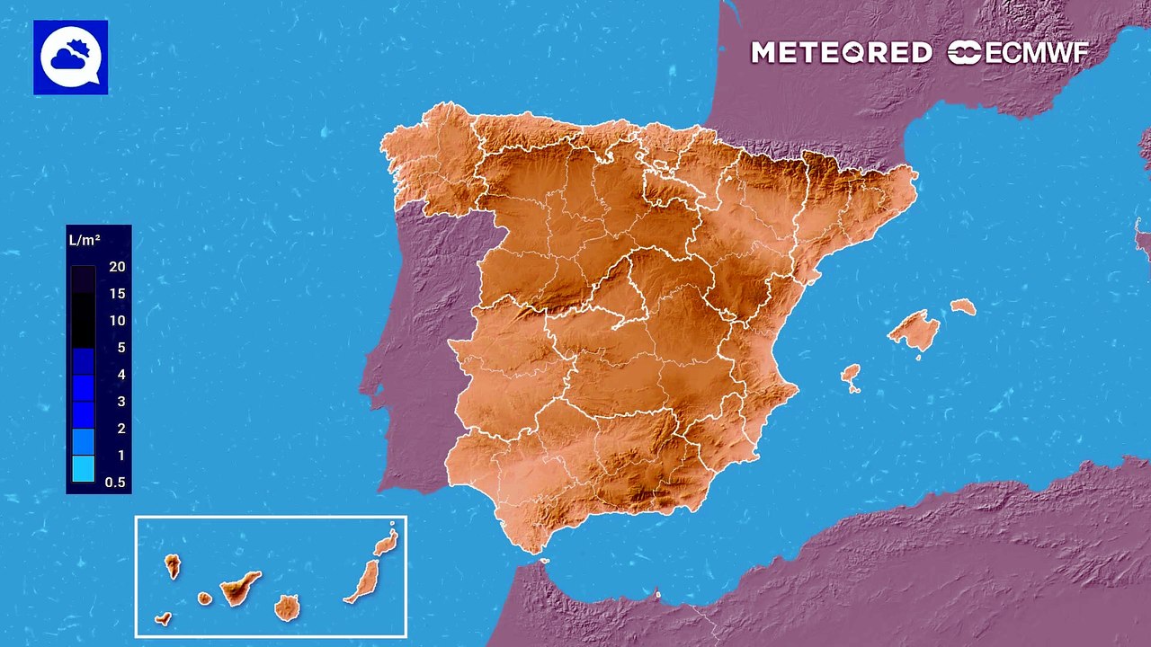 Este sábado las tormentas descargarán con fuerza en el este