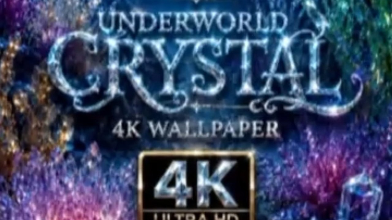 20 MIN Underwater Crystal 4K Live Wallpaper 💎🌊 | Relaxing Ocean Scenery | AMOLED Black | Ultra UHD Loop | Sleep, Relax & Focus