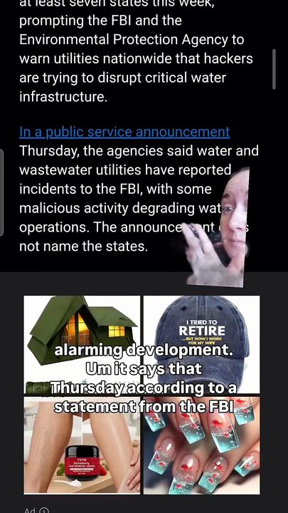Hackers targeting water systems?