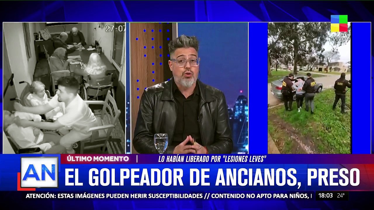 Geriatrico: detienen al agresor