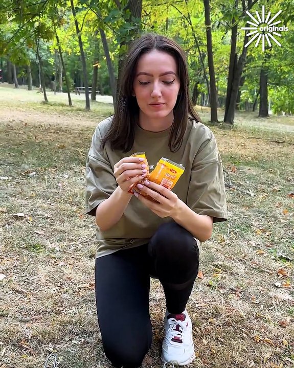How to cook popcorn while camping outside🍿
