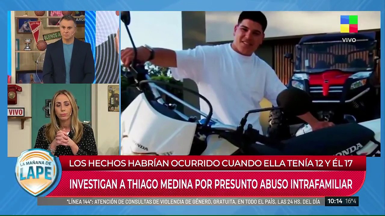 Camilota Deniz defendió a Thiago Medina tras la denuncia en su contra: "Obviamente que es todo mentira"
