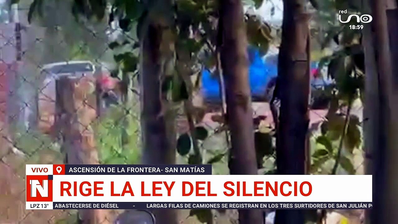 RIGE LA LEY DEL SILENCIO EN SAN MATÍAS