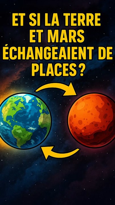 Et si la Terre et Mars échangeaient de places ?🚀