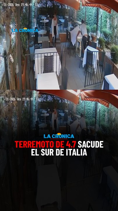 Terremoto de 4.7 sacude el sur de Italia