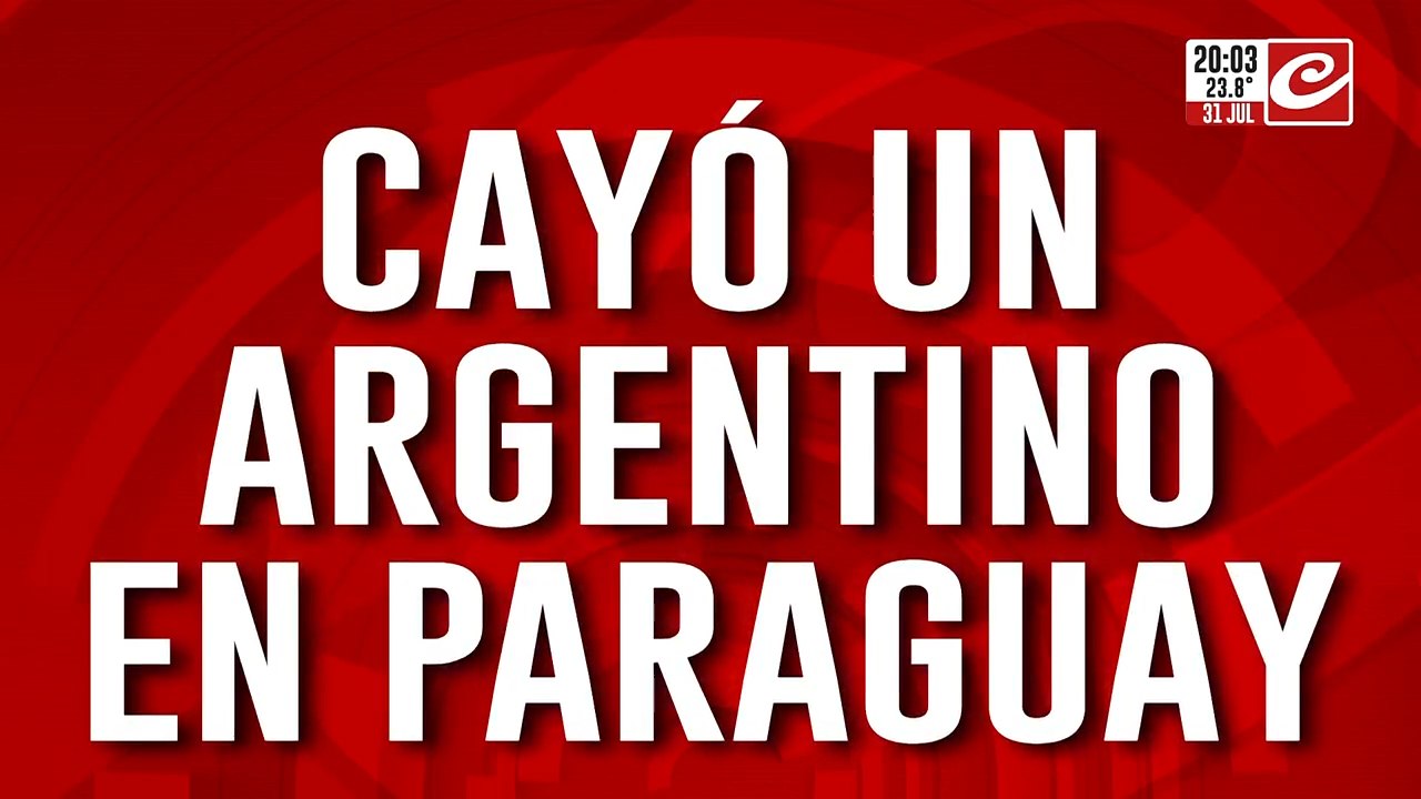 Cayó un argentino en Paraguay: lo detuvieron junto a una adolescente