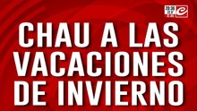 Chau a las vacaciones de invierno: se activa la vuelta a casa