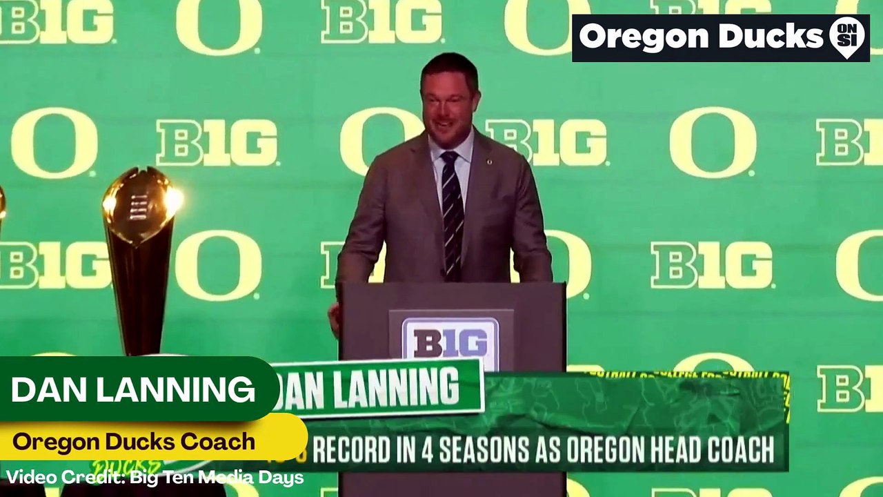 Oregon Ducks Coach Dan Lanning opens up Big Ten Media Days