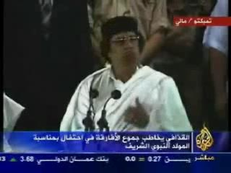 2006 04 10 - discours de Gagadhafi