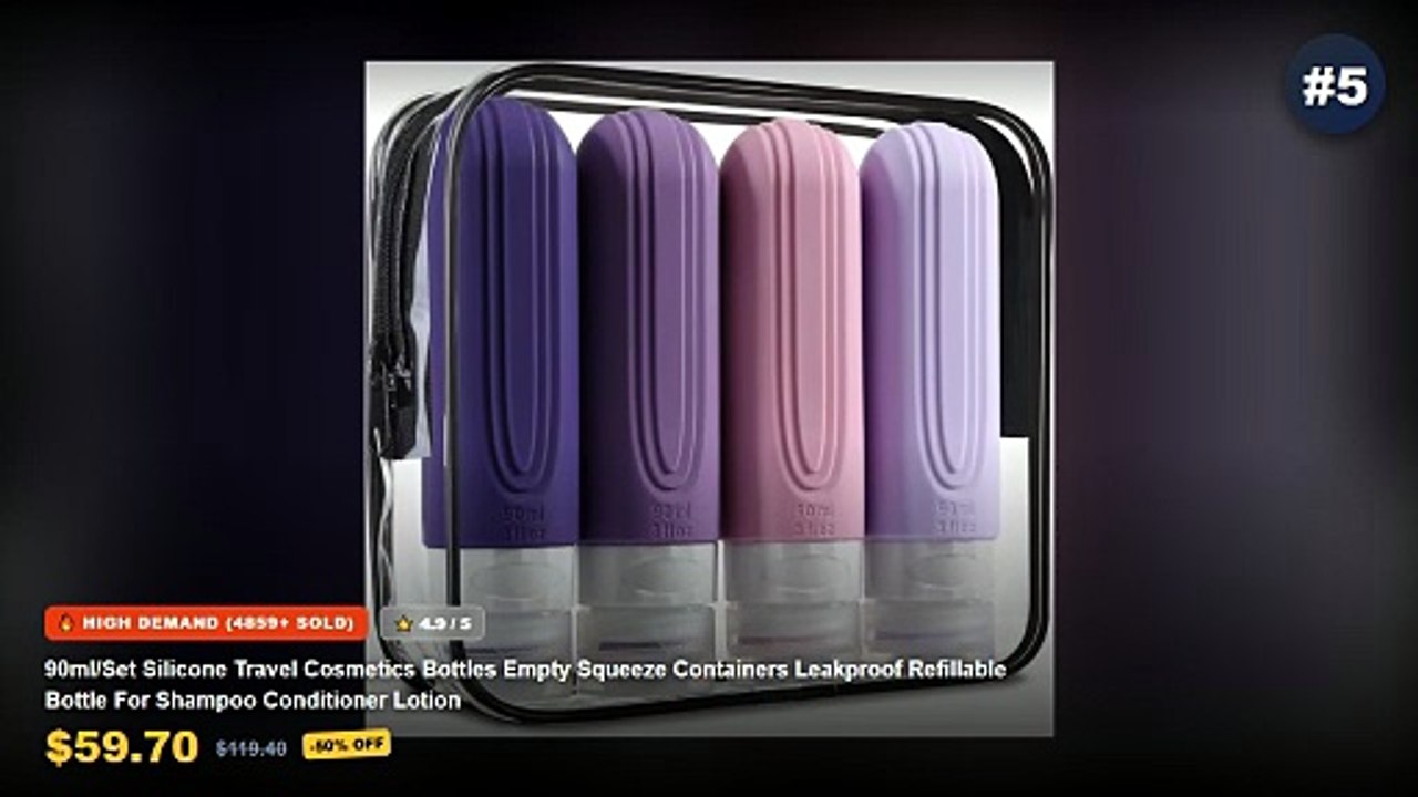 Don't Buy Collapsible Travel Bottles For Carry-On Toiletries Before Watching This!