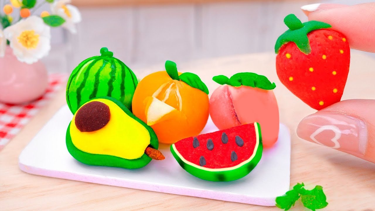 🍉 Satisfying Miniature Fruit Rice Cake Decorating 🥝 Tiny Fruit Cake Dessert Idea with Mini Yummy
