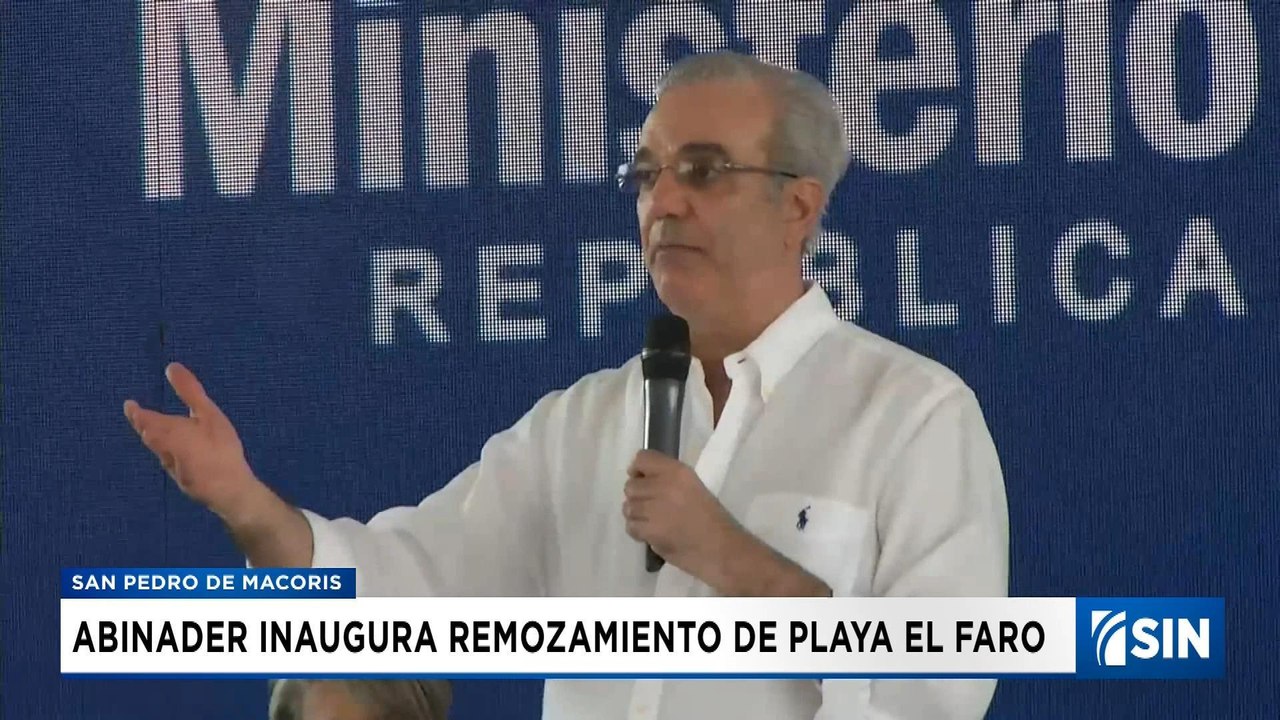 Abinader entrega remozada playa El Faro | Emisión Estelar SIN
