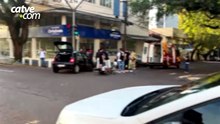 Motociclista de 30 anos fica ferida após acidente com carro em Cascavel
