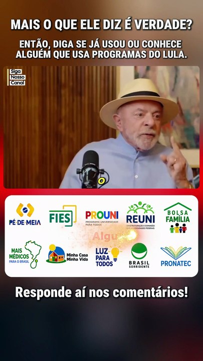 Lula defende expansão das universidades e igualdade de acesso ao ensino superior.