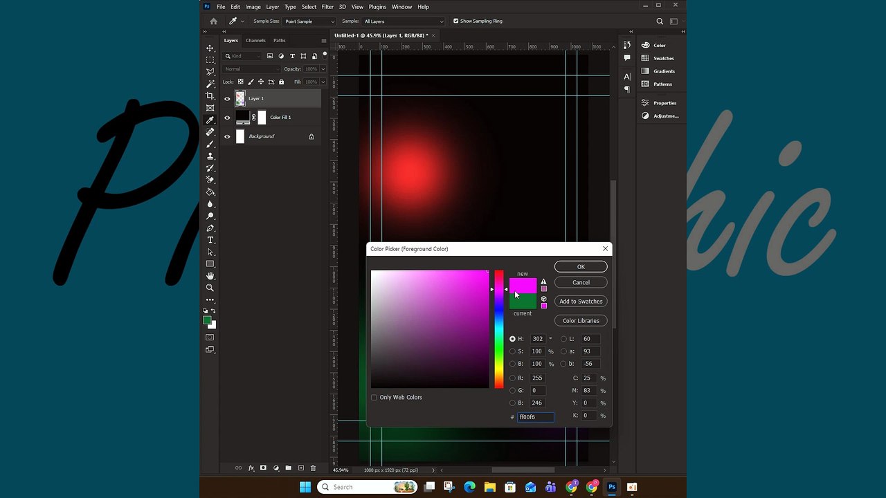 How to Create a Stunning Gradient Background in Photoshop