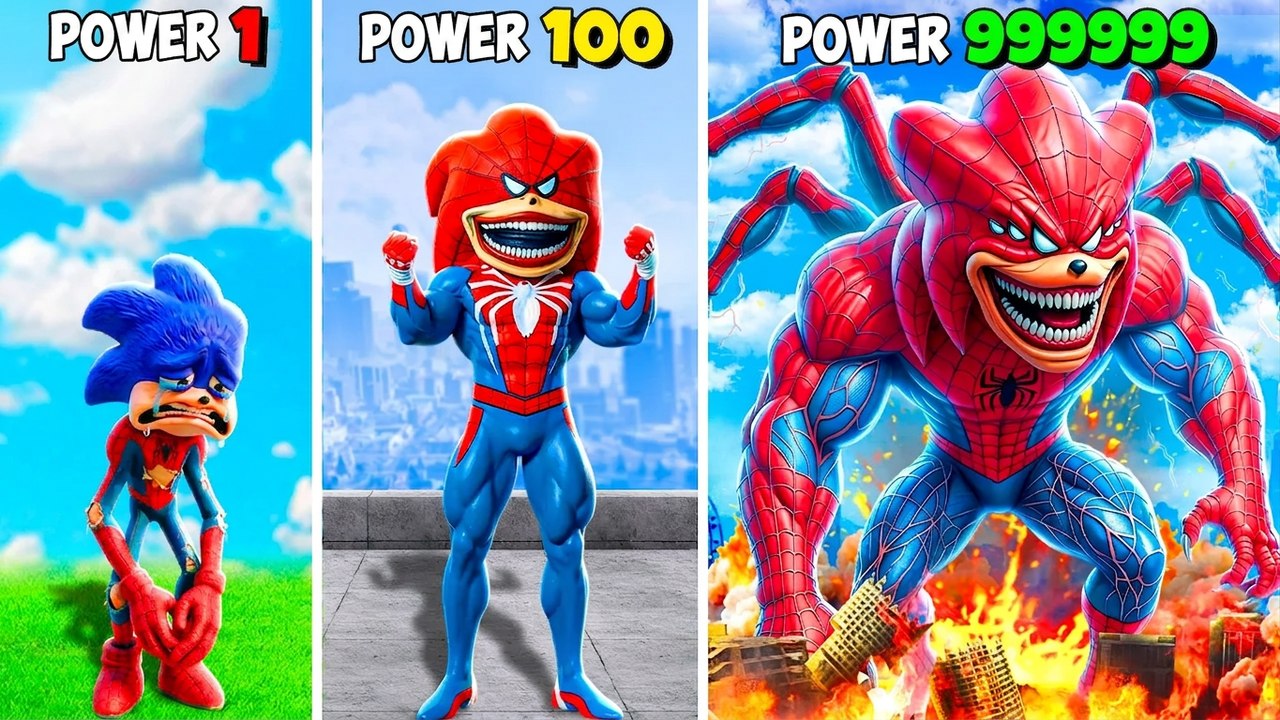 Upgrading Spider-Man Shin Sonic in GTA 5! (Sonic Movie Mod)