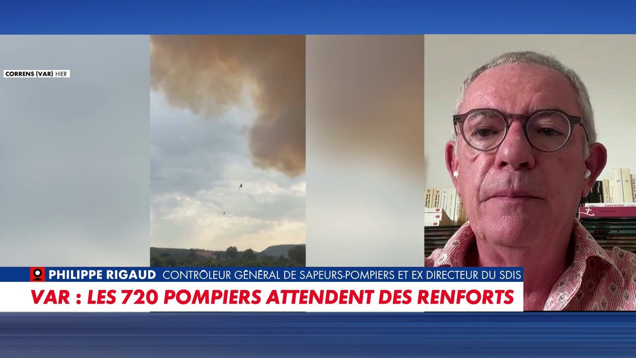 Philippe Rigaud : «La vitesse de propagation du feu est excessivement importante» dans le Var
