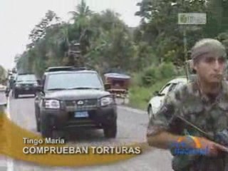 COMPRUEBAN TORTURAS  - TINGO MARÍA