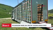 TIR dorsesini 'mobil bal üretim' tesisine dönüştürdü