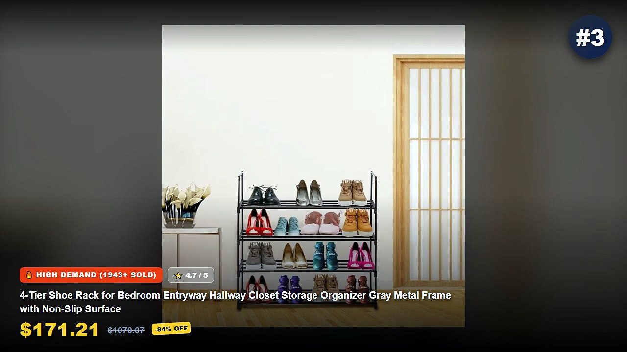Amazing Non-Slip Shoe Organizer Racks For Entryways You Need To See - Foldable Diatom Mud Shoe Rack Mat Space Saving Ent...
