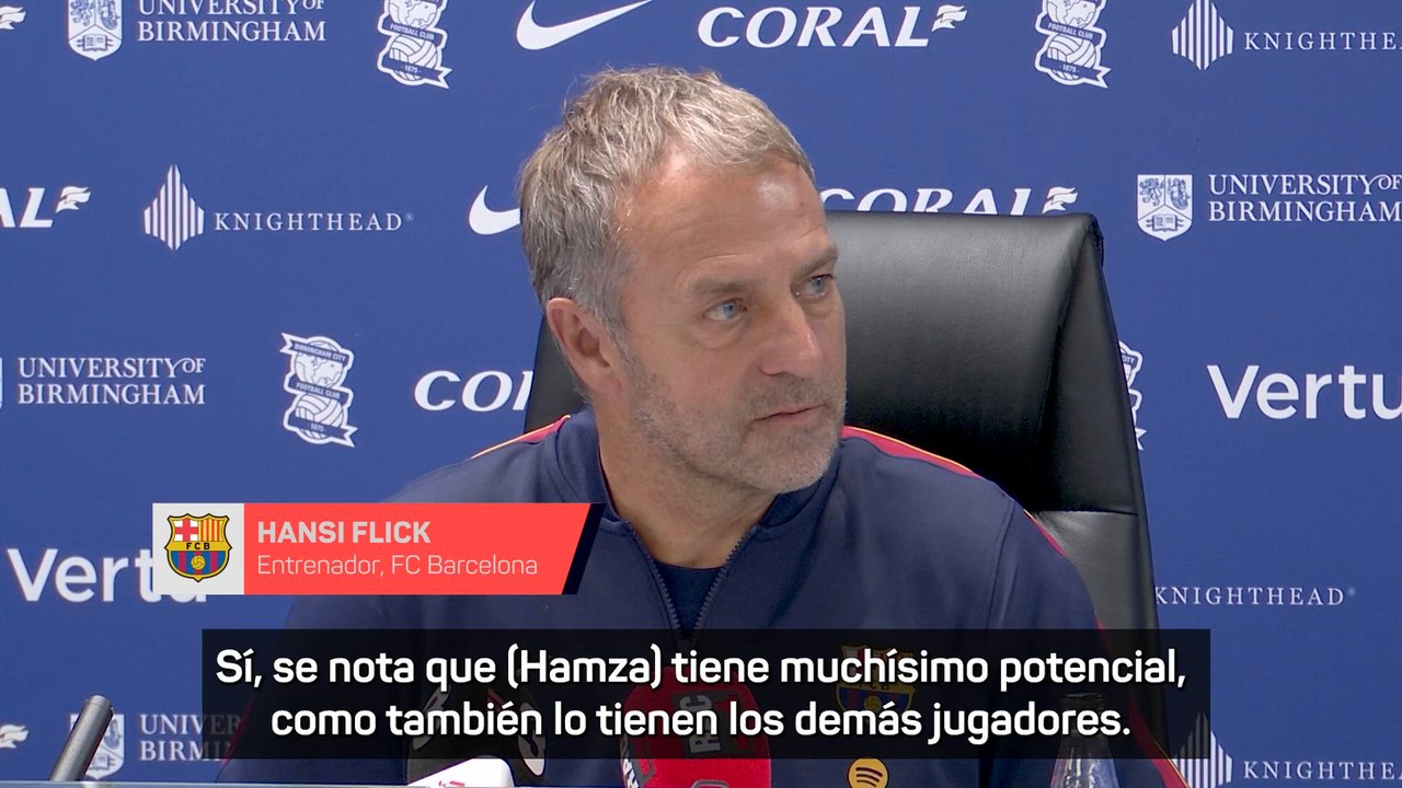 Hansi Flick: "Me centro en los jugadores con los que cuento ahora, en nada más"