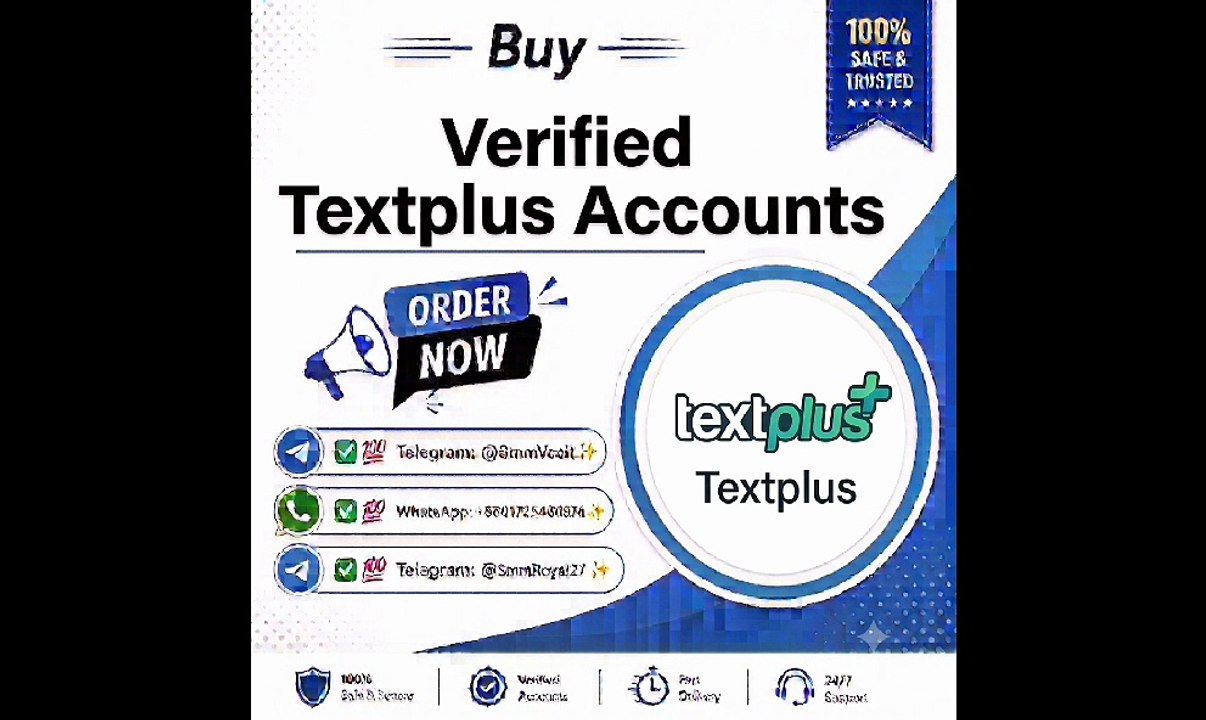 Buy Textplus Accounts With Get 100% Secure Account