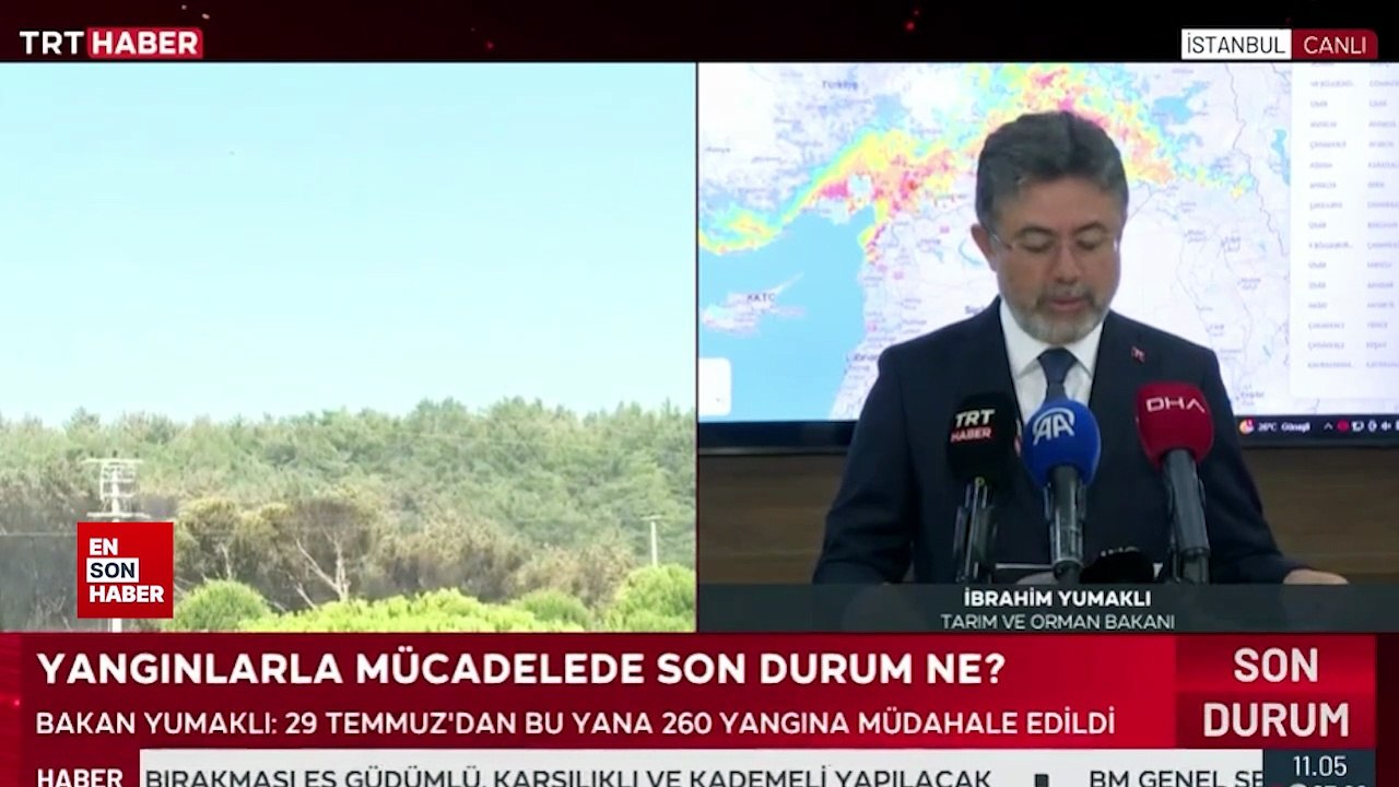 İbrahim Yumaklı: 260 yangından 258'i kontrol altında
