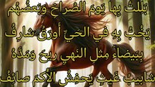 لمن دمن كأنهن صحائف   ،    ابن أم حزنة