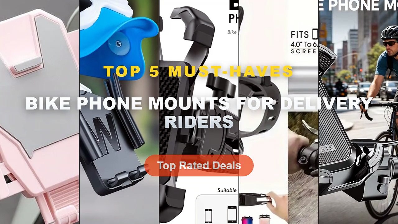 Top 5 Best Bike Phone Mounts For Delivery Rider...