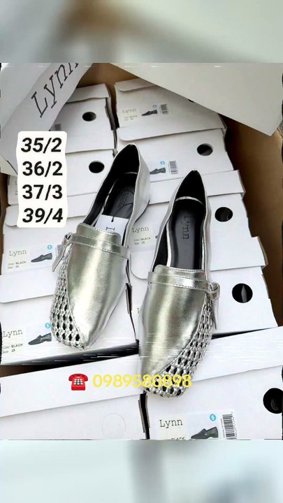Lynn -lynn- lynn Loafer xinh lắm Mẫu chuẩn xuất khẩu. Đầy đủ tem mac, Mẫu công sở phối cá tính