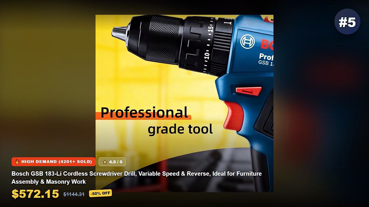 Amazing Cordless Electric Screwdrivers For Furniture Assembly You Need To See - 5 In 1 Electric Screwdriver Set With LED...