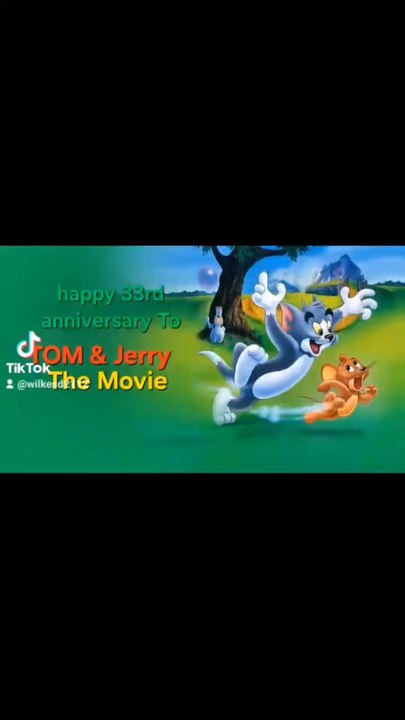 Happy 33rd anniversary To Tom and Jerry the movie