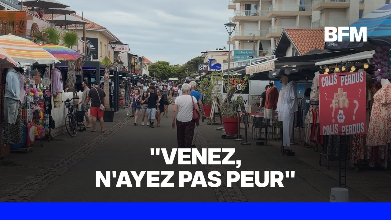 ROBIN DE BFM - Après l’incendie de Biscarrosse, les commerçants espèrent le retour des touristes