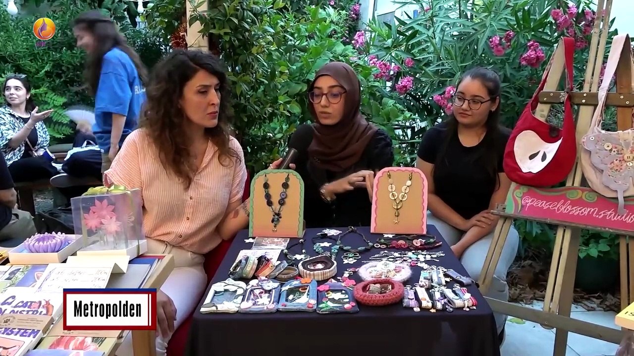JIN TV |METROPOLDEN-Beste Argat Balcı-Kadıköy Kültür Evi'nde Tasarım Pazarı