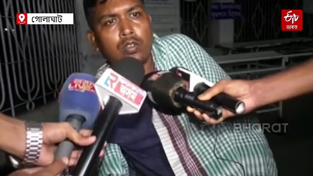 গোলাঘাটত অবৈধ বালি খননৰ বিষয়ে বন বিভাগক খবৰ দিয়া যুৱক গুলীবিদ্ধ