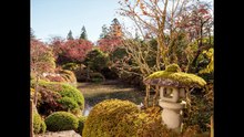 Shoyo-en: A stroll-style garden with a pond and water features, located within Nikkozan Rinno-ji Temple