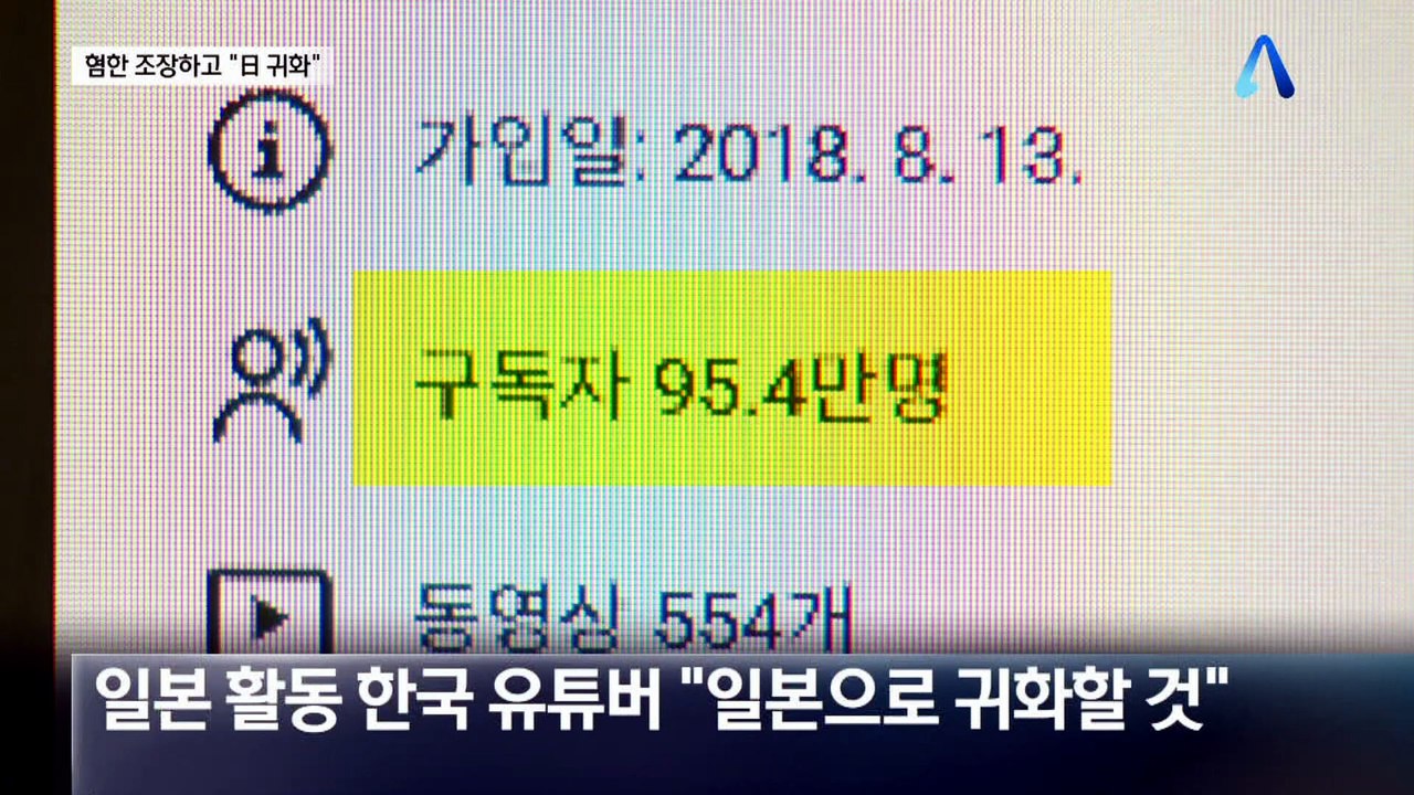 “한국서 훼손 시신 발견”…‘혐한 조장’ 유튜버 “日 귀화”