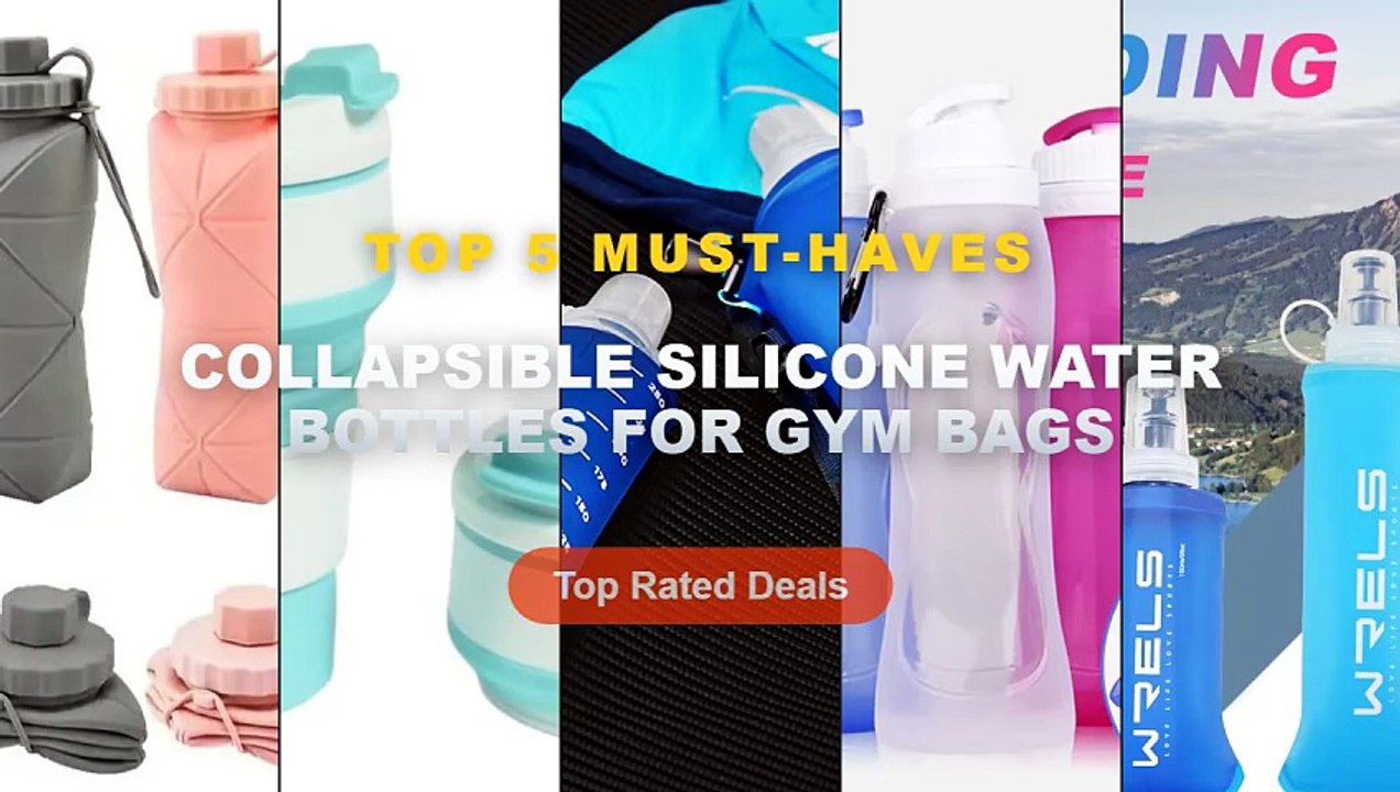 Don't Buy Collapsible Silicone Water Bottles For Gym Bags Before Watching This! - WRELS Outdoor Collapsible Silicone Bit...