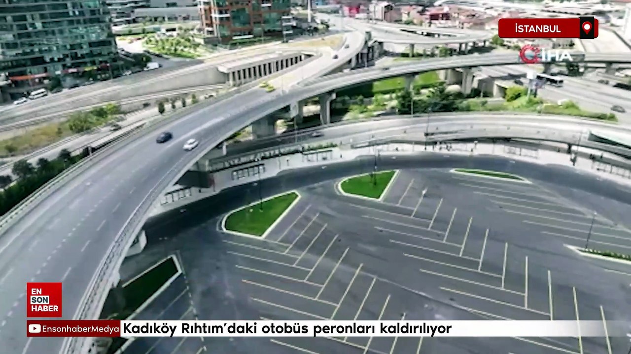 Kadıköy Rıhtım’daki otobüs peronları kaldırılıyor