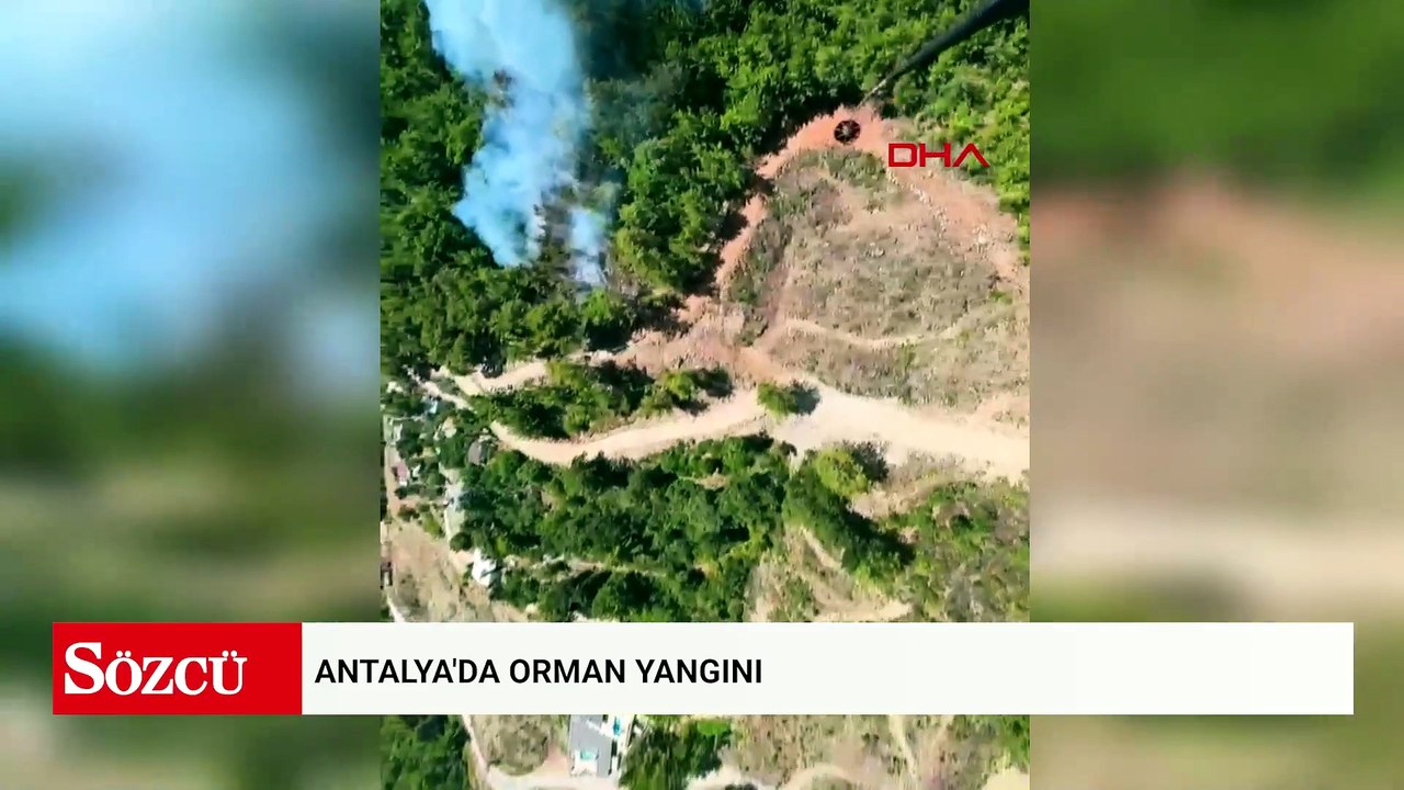 Antalya'da orman yangını
