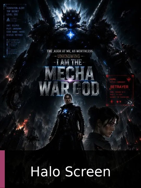 They laugh,As worthless,Unknowing I am THE MECHA GOD | Halo Screen