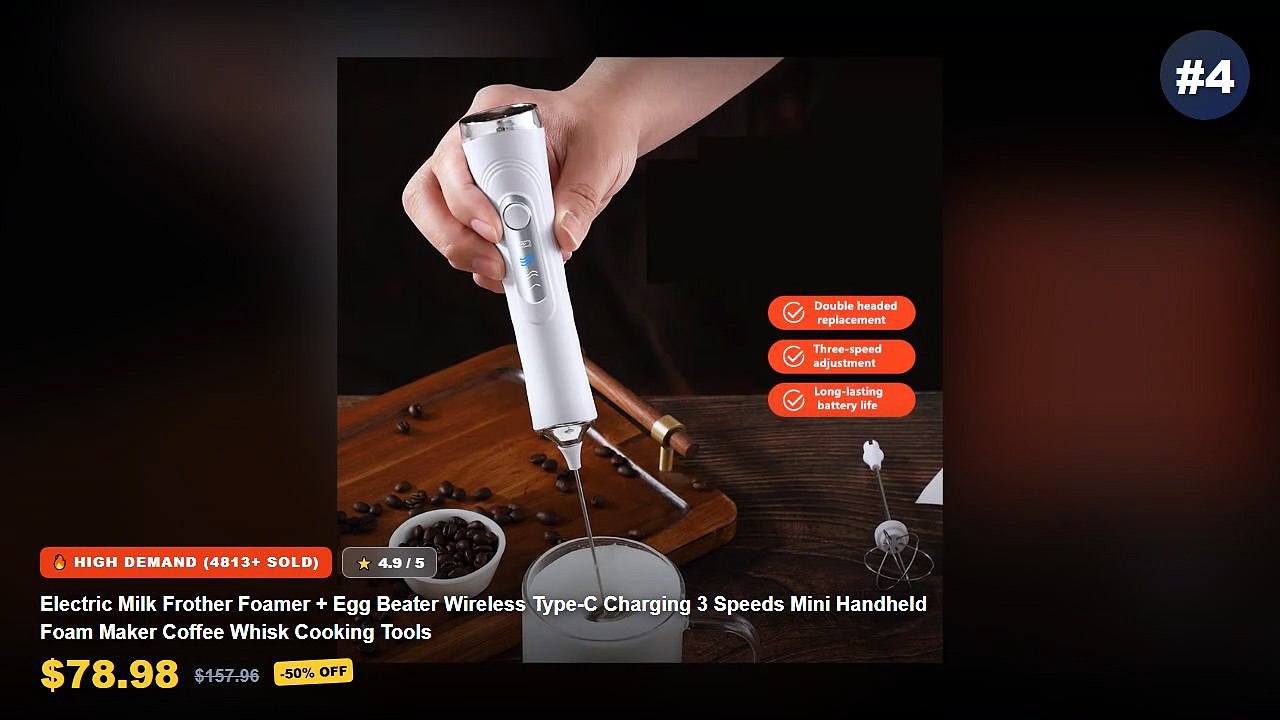Top 5 Best Electric Milk Frothers For Cafe-Style Lattes At Home (Must Have!)