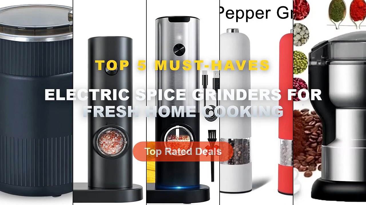 Electric Spice Grinders For Fresh Home Cooking: Top 5 Best Sellers - 400W Electric Grinder Coffee Kitchen Beans Cereal N...