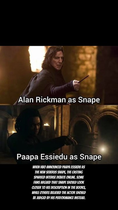 HBO Just Changed Snape... After the Backlash? 👀