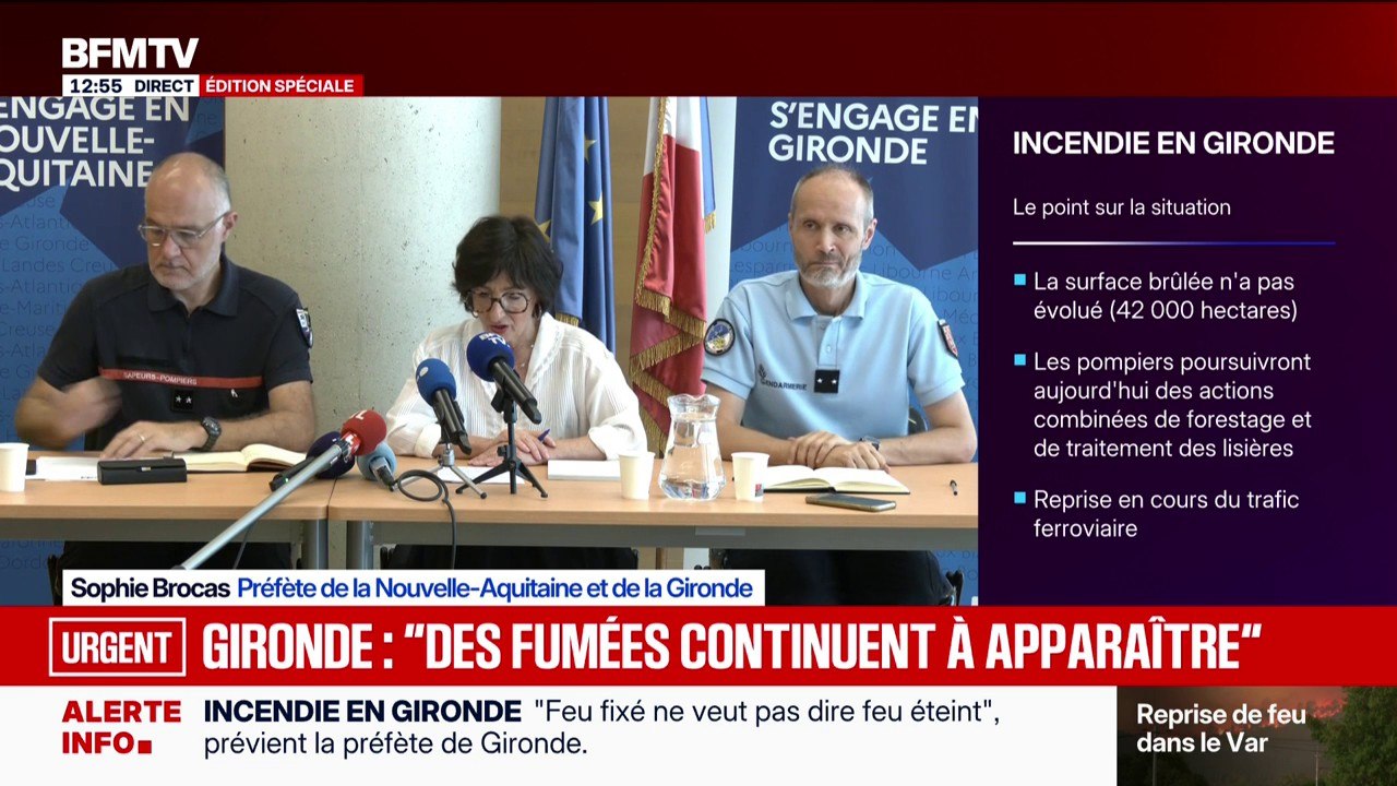 Incendie en Gironde: "La plus grosse opération...