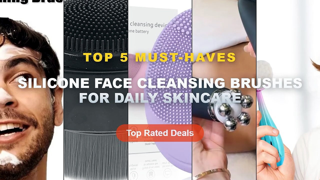 Amazing Silicone Face Cleansing Brushes For Dai...
