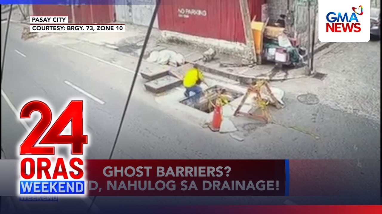PWD, nahulog sa nakabukas na drainage | 24 Oras Weekend