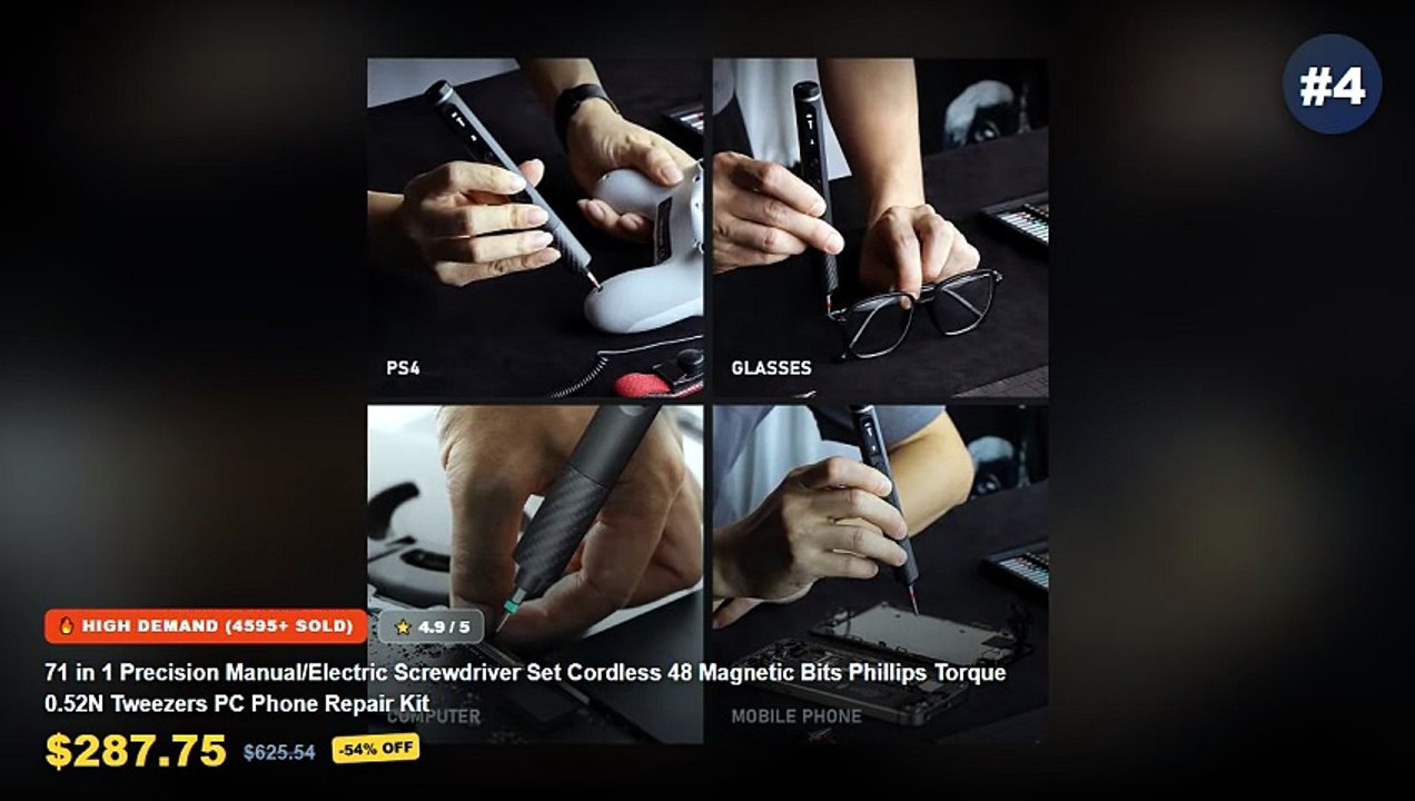 Amazing Cordless Electric Screwdriver Sets For DIY Repairs You Need To See - Mini Electric Screwdriver, 12/50/62/120 in ...