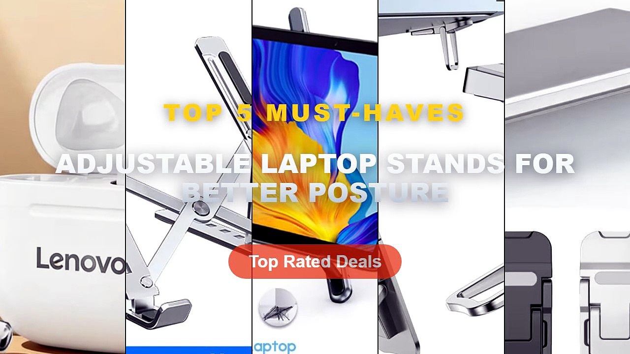 Cheap & Best Adjustable Laptop Stands For Better Posture Unboxing & Review - Adjustable Laptop Stand Portable Foldable N...