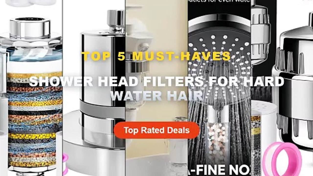 Amazing Shower Head Filters For Hard Water Hair...
